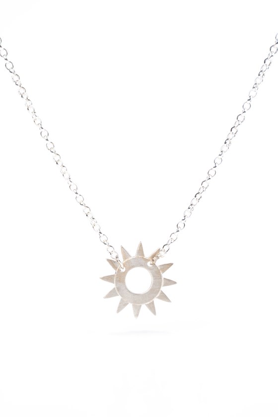Sunrise Necklace Silver