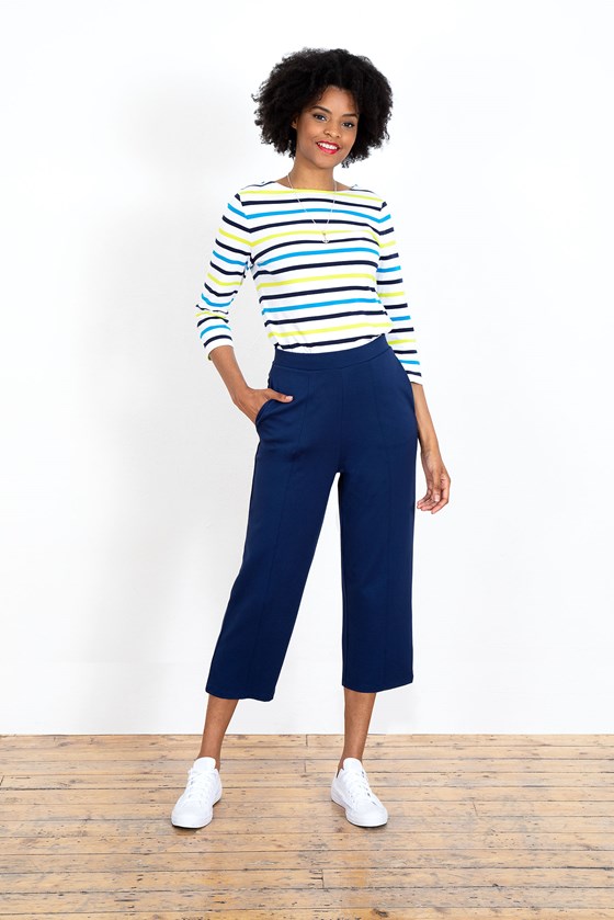 Cropped Ponte Trousers