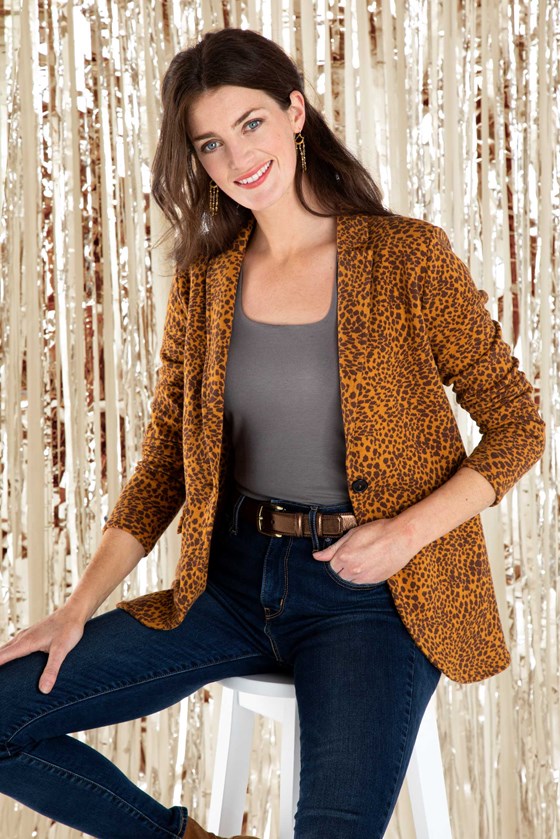 Leonie Leopard Jacket