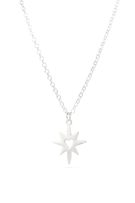 Starburst Necklace Silver
