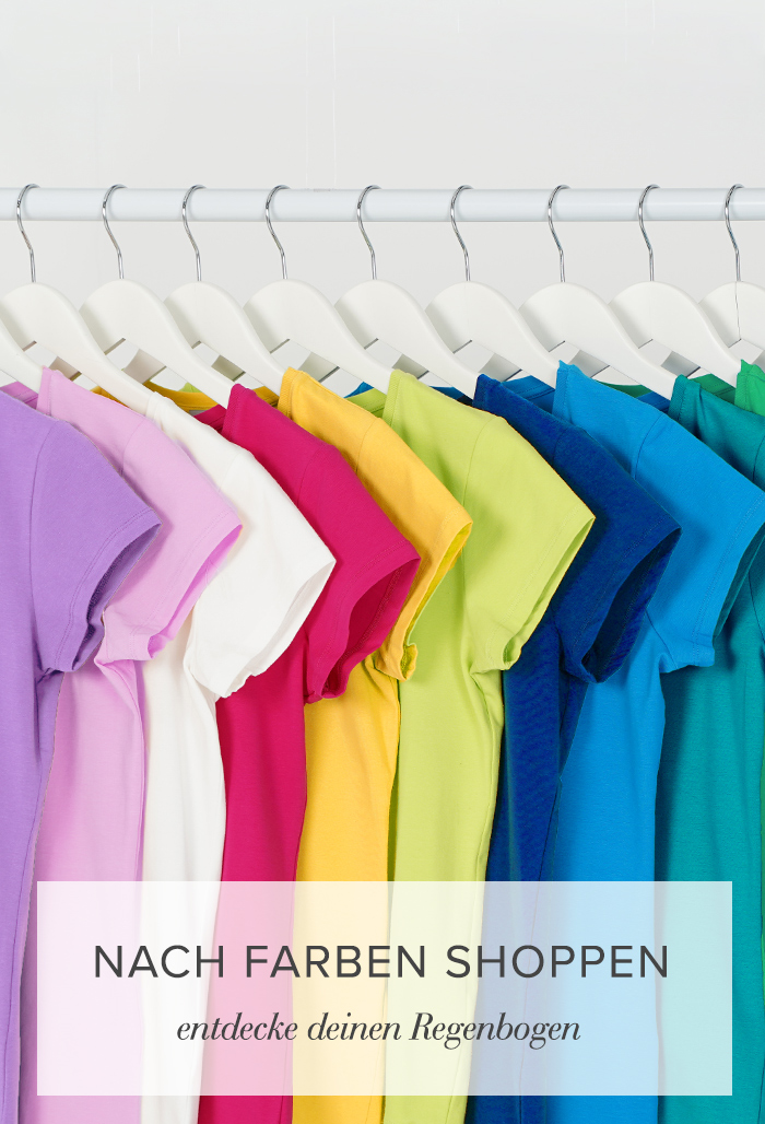 Nach Farben shoppen: Entdecke deinen Regenbogen