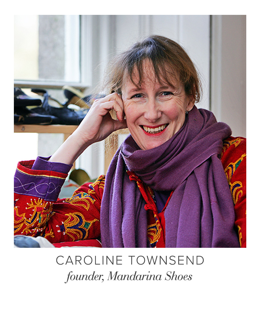 Caroline Townsend - founder, Mandarina Shoes