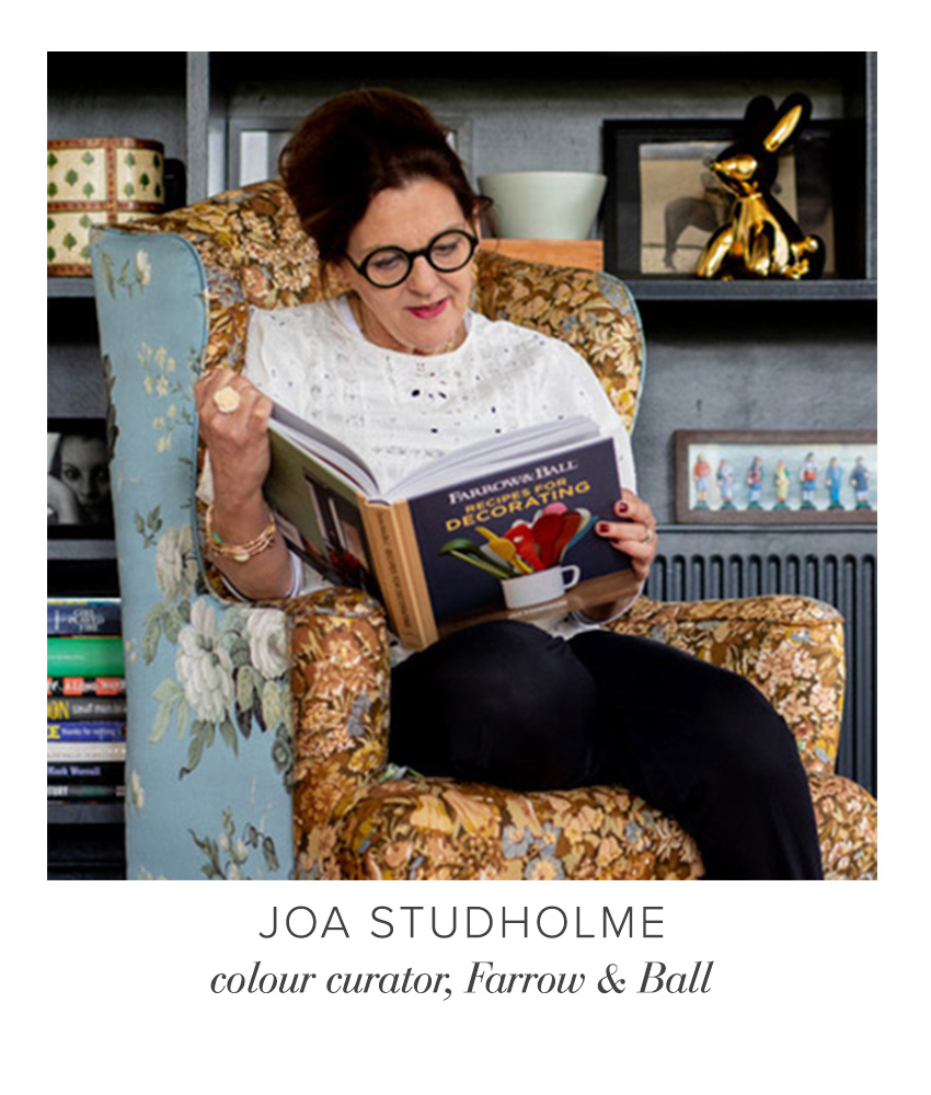 Joa Studholme - colour curator, Farrow & Ball